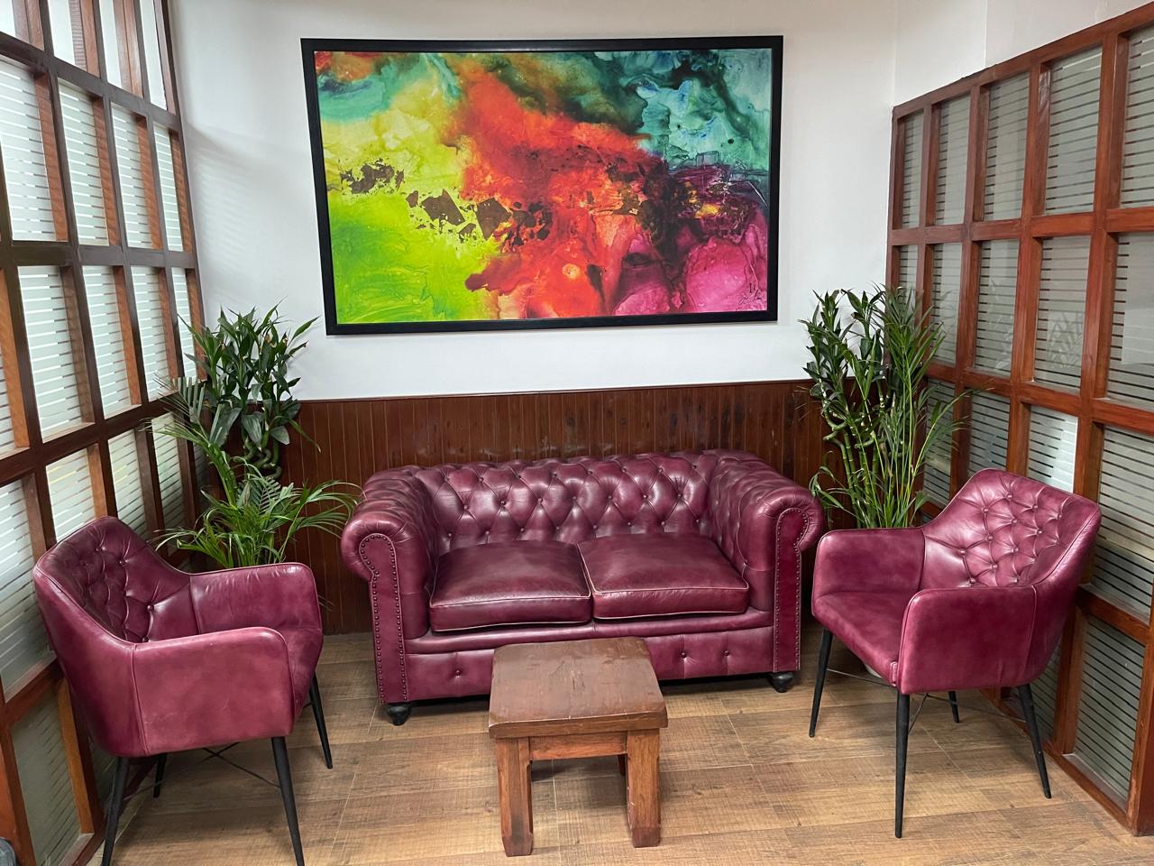 Client waiting area at DEMETERALI LEGAL